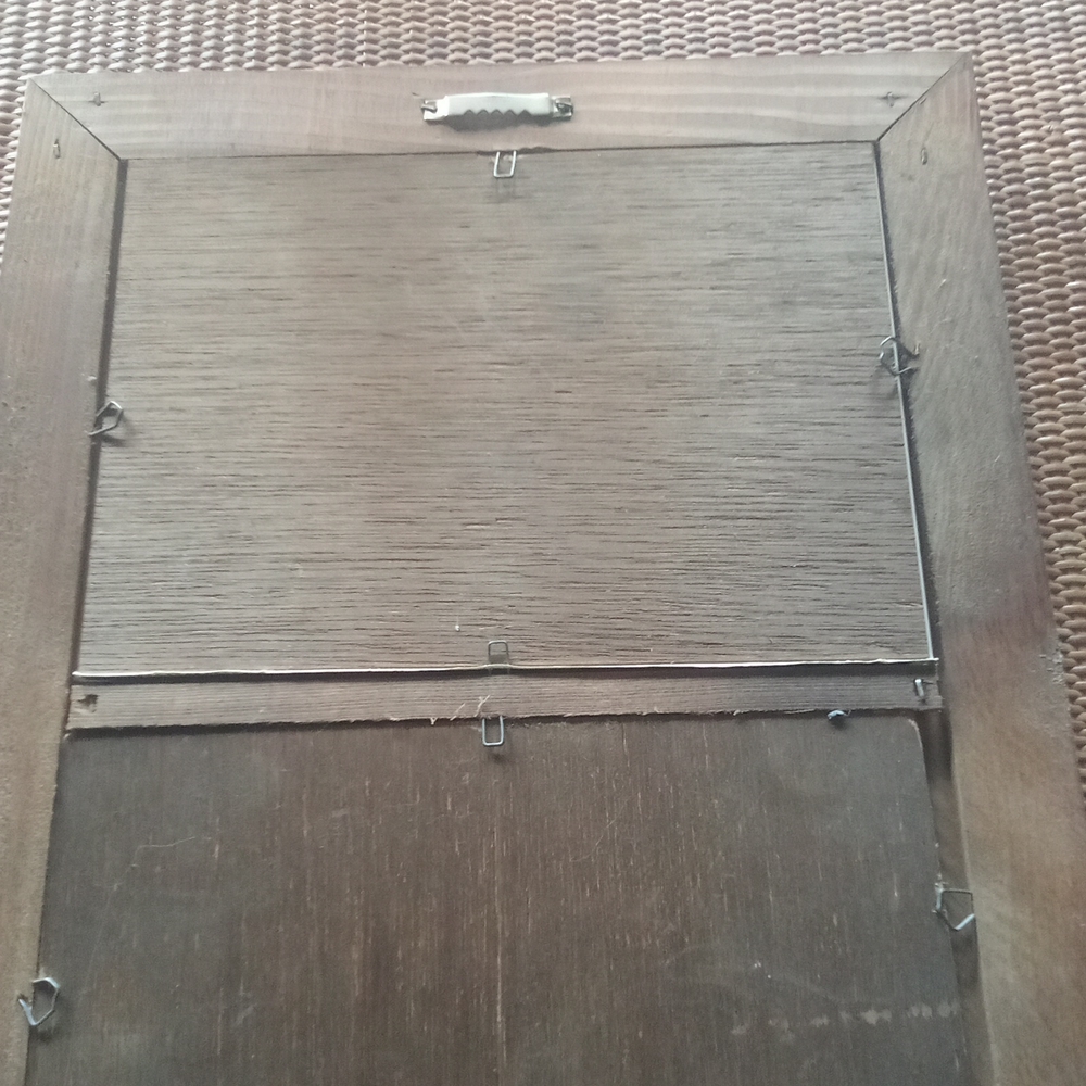 Vintage cross stitch mirror - Picture 4 of 5